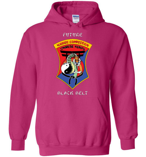 Kids Future IKCA Black Belt FRONT ONLY Gildan Hoodie