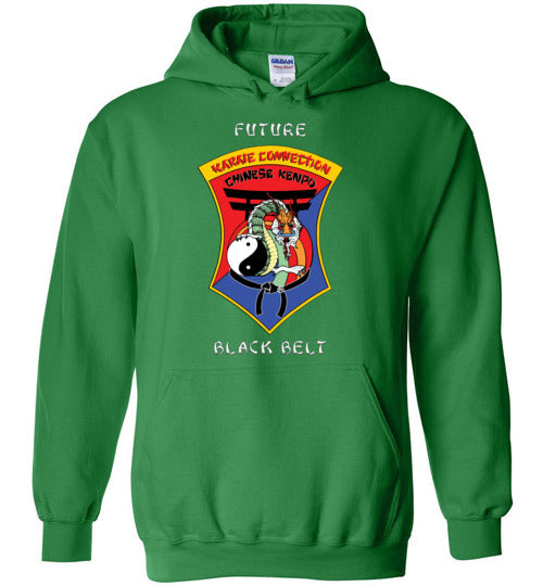 Kids Future IKCA Black Belt FRONT ONLY Gildan Hoodie