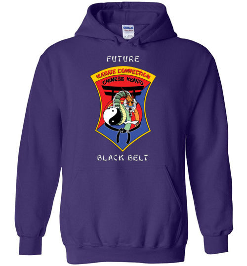 Kids Future IKCA Black Belt FRONT ONLY Gildan Hoodie