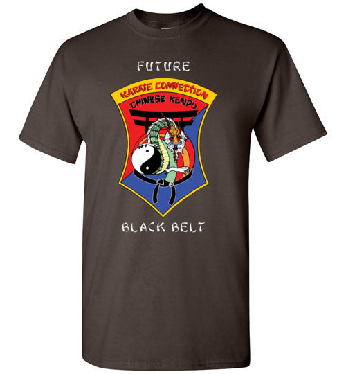 Kids Future Black Belt Front & Dragon Back TShirt