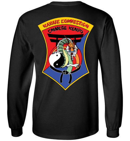 Kids IKCA Logo Front & Back Gildan Long Sleeve TShirt