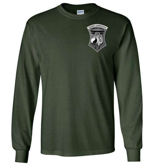 IKCA Grayscale Crest FRONT Only Gildan Long Sleeve TShirt