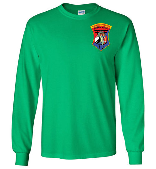 Kids IKCA Logo Front & Back Gildan Long Sleeve TShirt