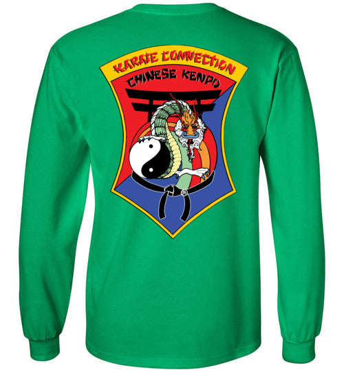 Kids IKCA Logo Front & Back Gildan Long Sleeve TShirt