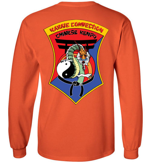 Kids IKCA Logo Front & Back Gildan Long Sleeve TShirt