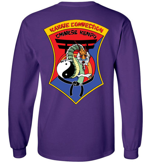 Kids IKCA Logo Front & Back Gildan Long Sleeve TShirt