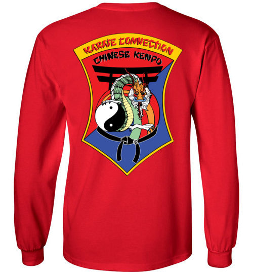 Kids IKCA Logo Front & Back Gildan Long Sleeve TShirt