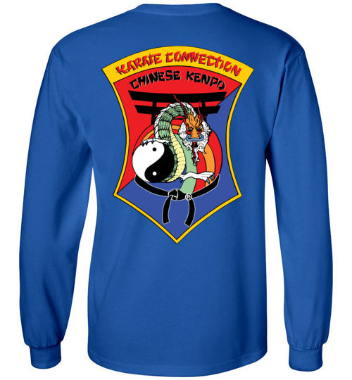 Kids IKCA Logo Front & Back Gildan Long Sleeve TShirt