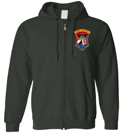 IKCA logo FRONT ONLY Zip Hoodie