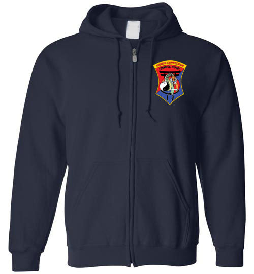 IKCA logo FRONT ONLY Zip Hoodie