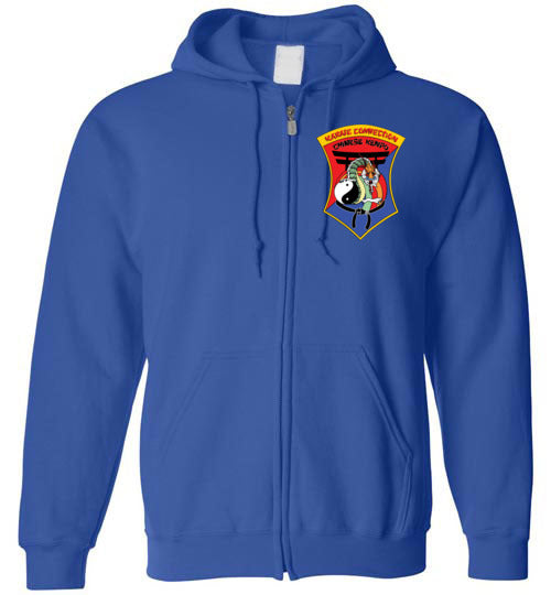 Zip Hoodie - IKCA Crest & IKCA Kenpo branding
