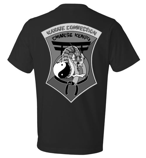 IKCA Grayscale Logo Front & Back Anvil TShirt