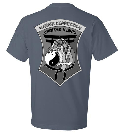 IKCA Grayscale Logo Front & Back Anvil TShirt