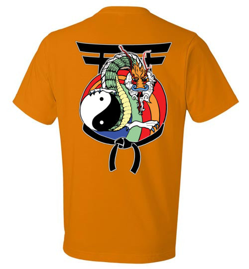 Kids Future Black Belt Front & Dragon Back Anvil Fashion TShirt