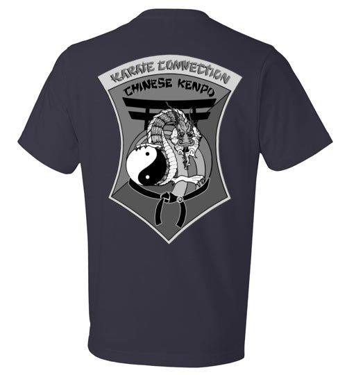 IKCA Grayscale Logo Front & Back Anvil TShirt