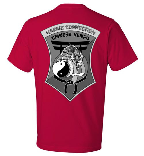 IKCA Grayscale Logo Front & Back Anvil TShirt