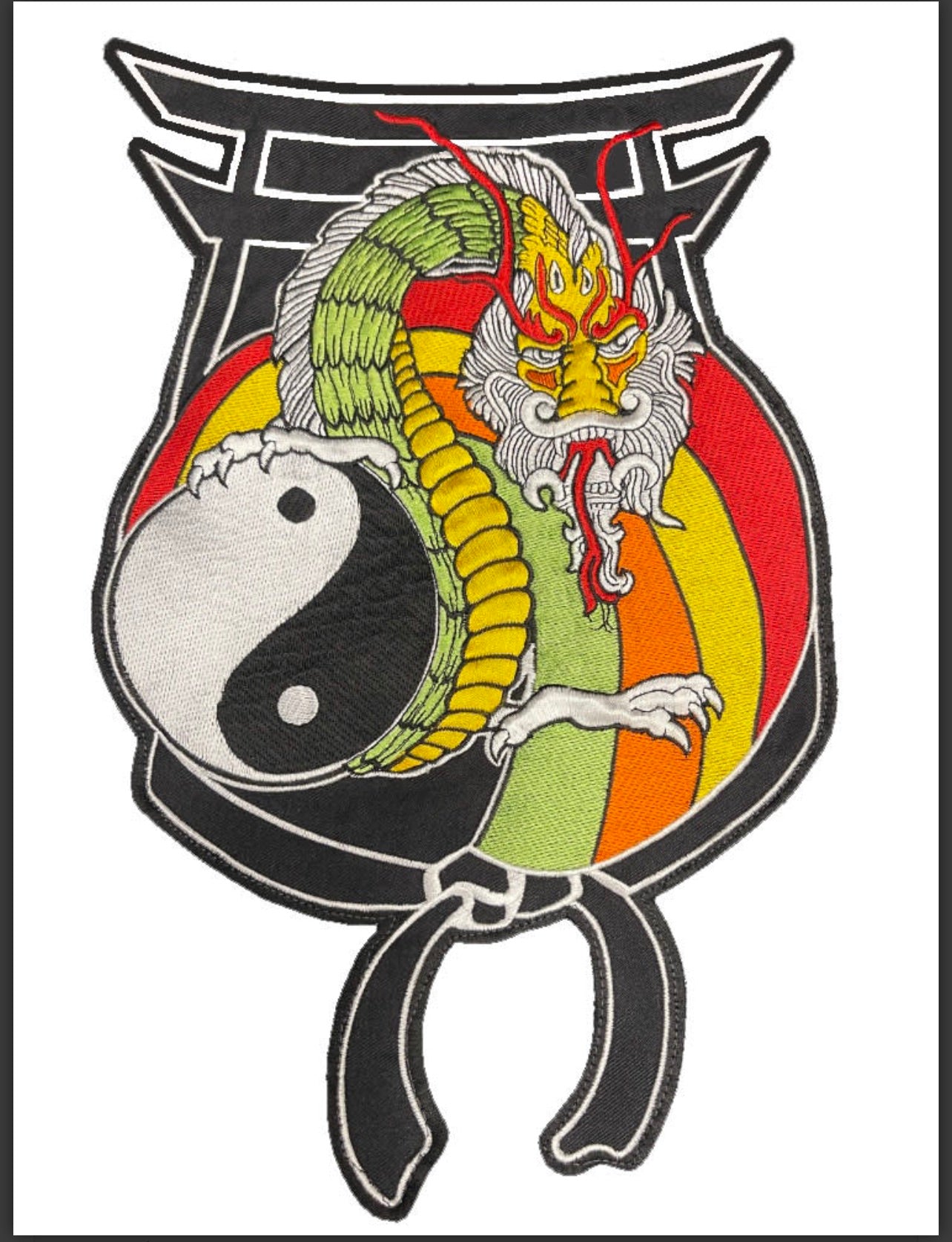 IKCA Large Dragon & Tori Patch