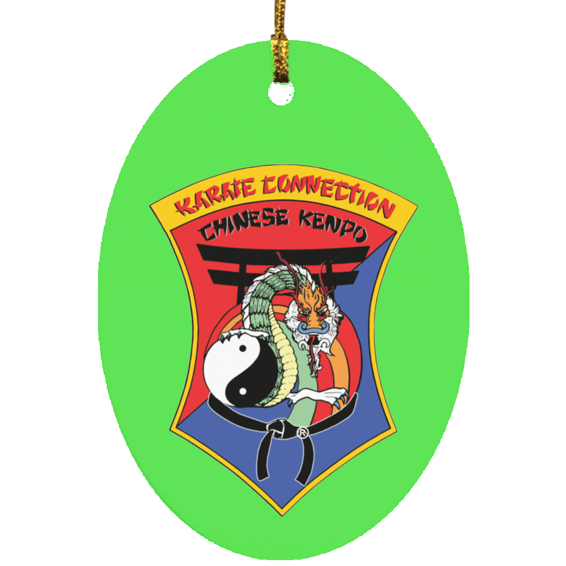 IKCA Logo Oval Ornament