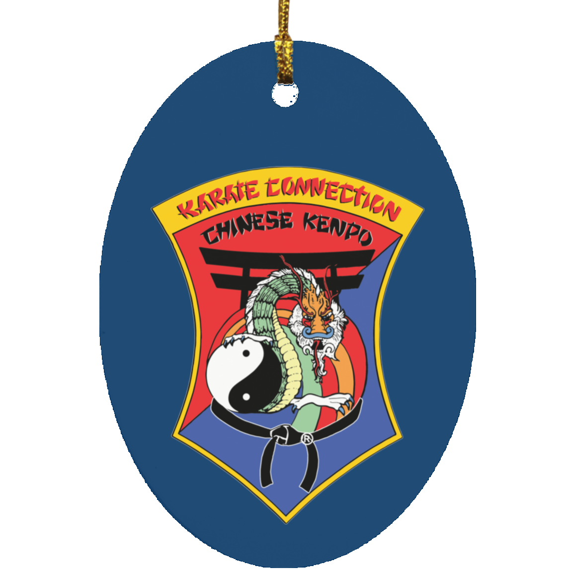 IKCA Logo Oval Ornament