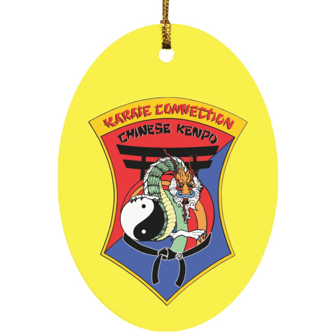 IKCA Logo Oval Ornament
