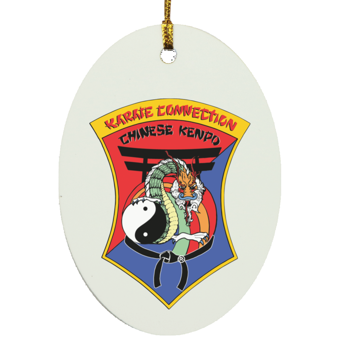 IKCA Logo Oval Ornament