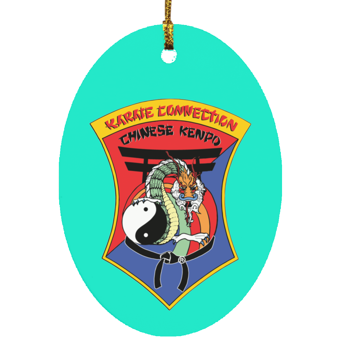 IKCA Logo Oval Ornament