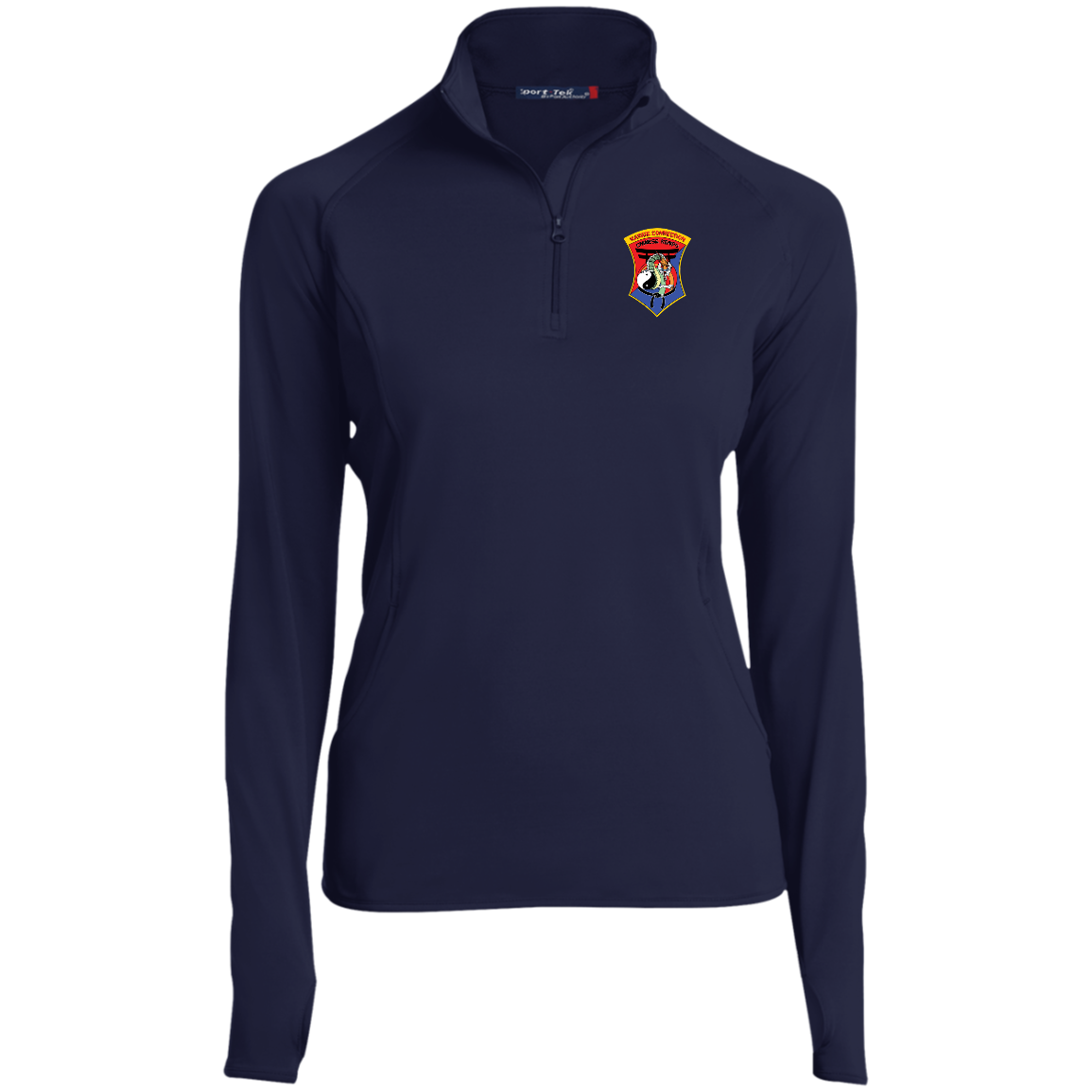 IKCA Logo FRONT ONLY Ladies' 1/2 Zip Performance Pullover