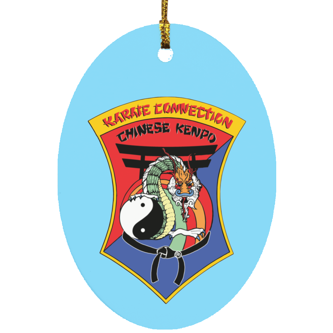 IKCA Logo Oval Ornament