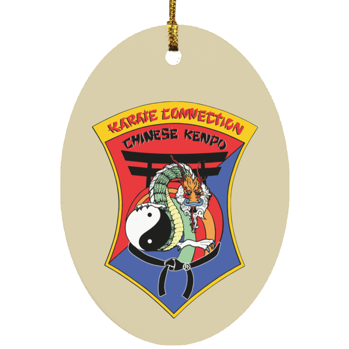 IKCA Logo Oval Ornament