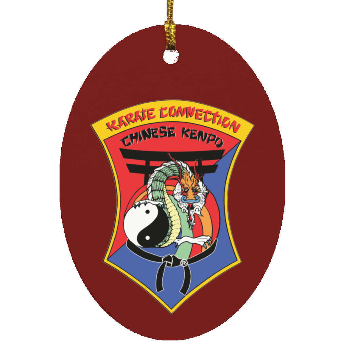 IKCA Logo Oval Ornament