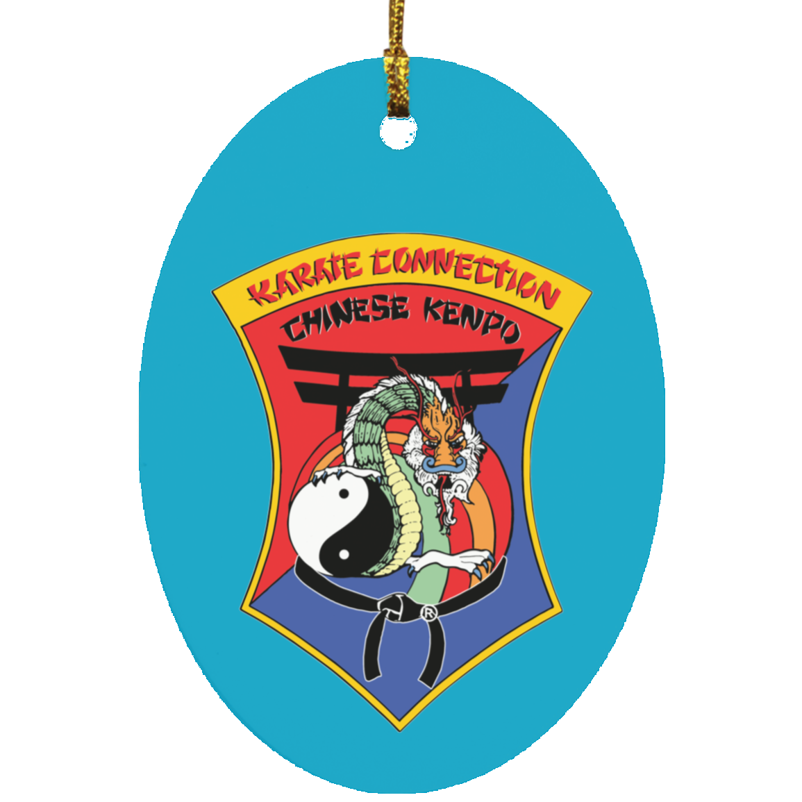 IKCA Logo Oval Ornament