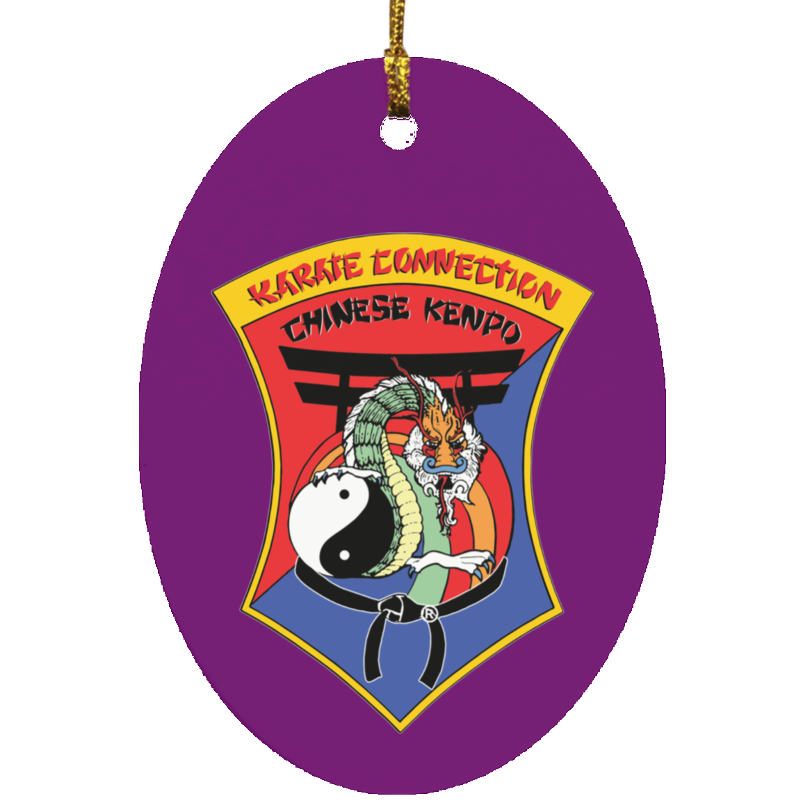 IKCA Logo Oval Ornament