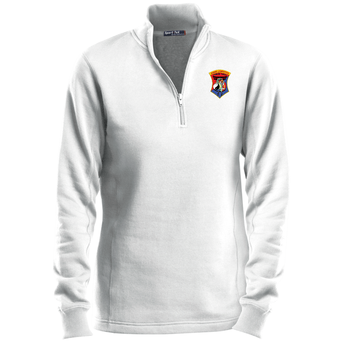 IKCA Logo FRONT ONLY Ladies 1/4 Zip Sweatshirt