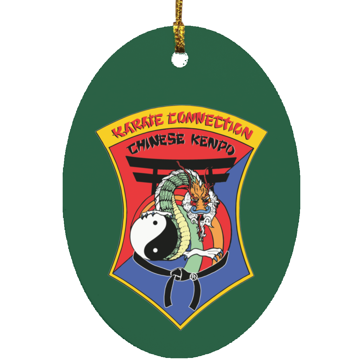 IKCA Logo Oval Ornament