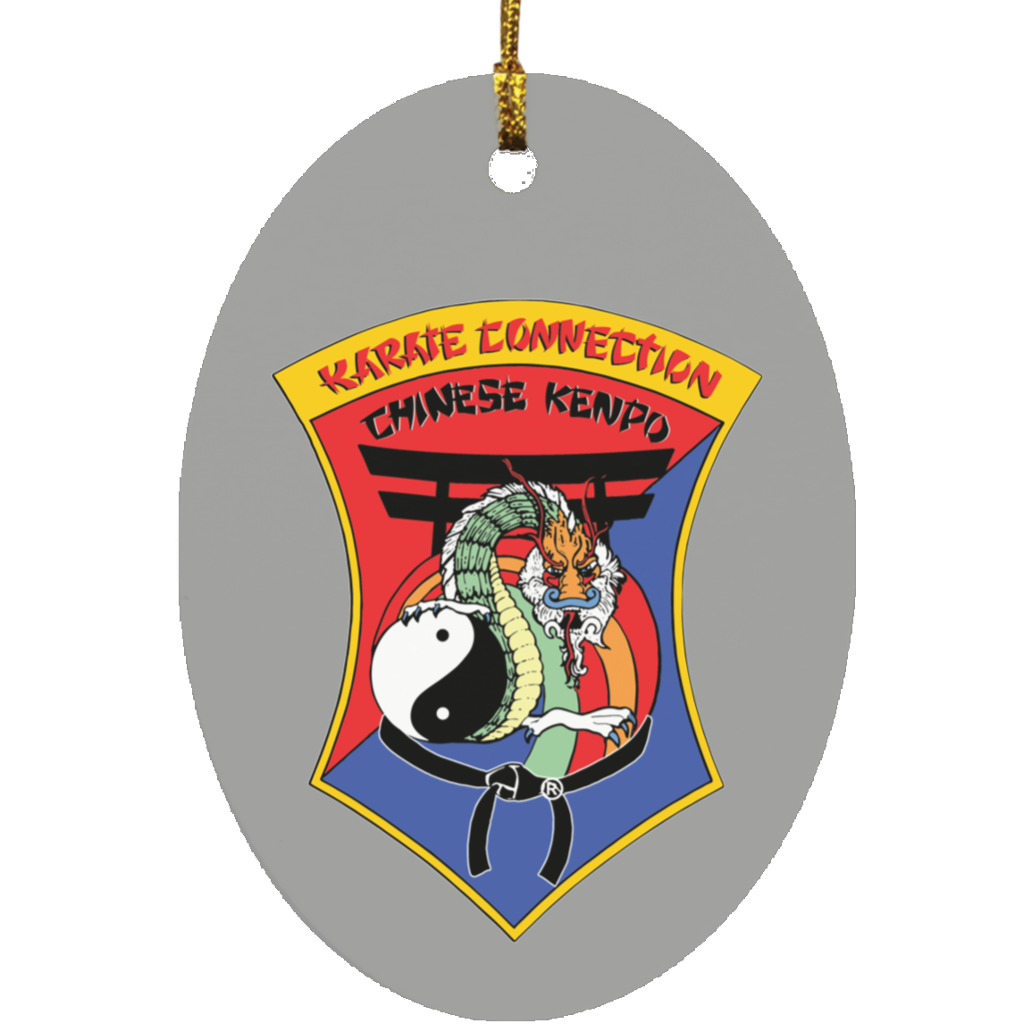 IKCA Logo Oval Ornament