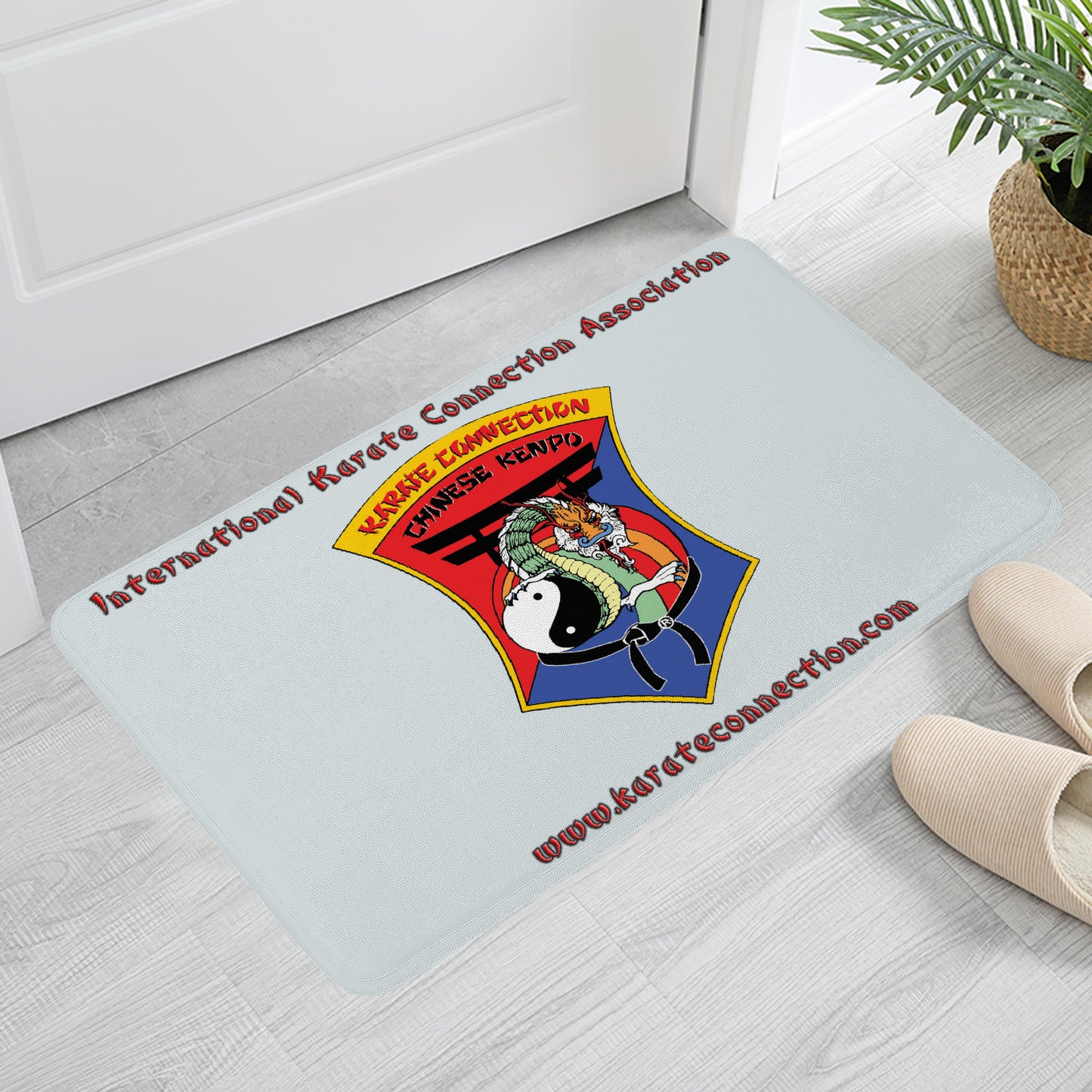 IKCA White Door Mat