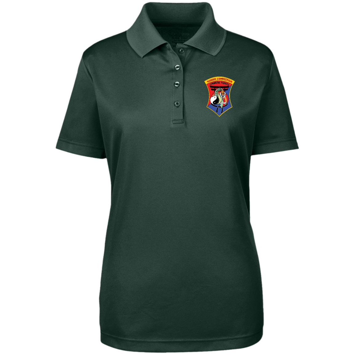 IKCA Logo FRONT ONLY Core 365 Womens Origin Pique Polo