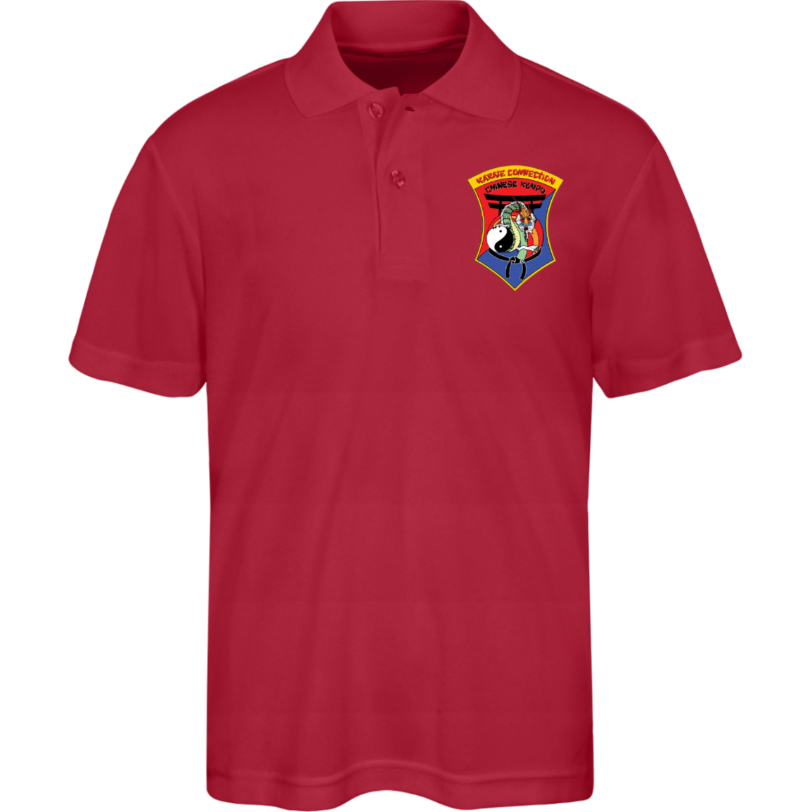 IKCA Logo FRONT ONLY Core 365 Kids Origin Pique Polo