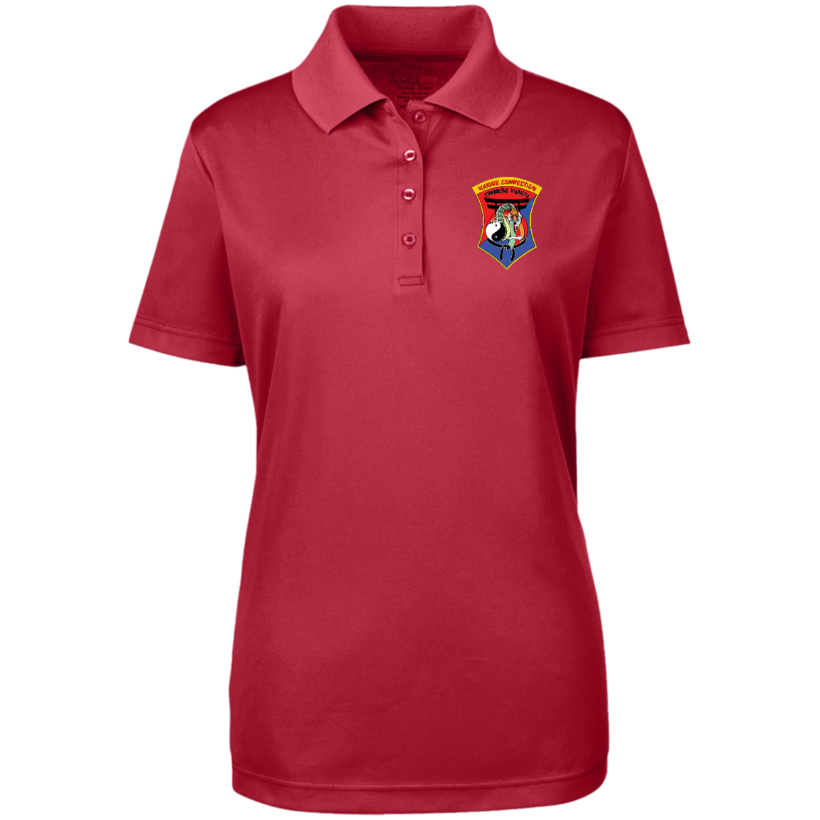 IKCA Logo FRONT ONLY Core 365 Womens Origin Pique Polo