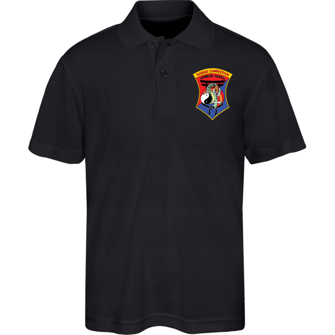 IKCA Logo FRONT ONLY Core 365 Kids Origin Pique Polo