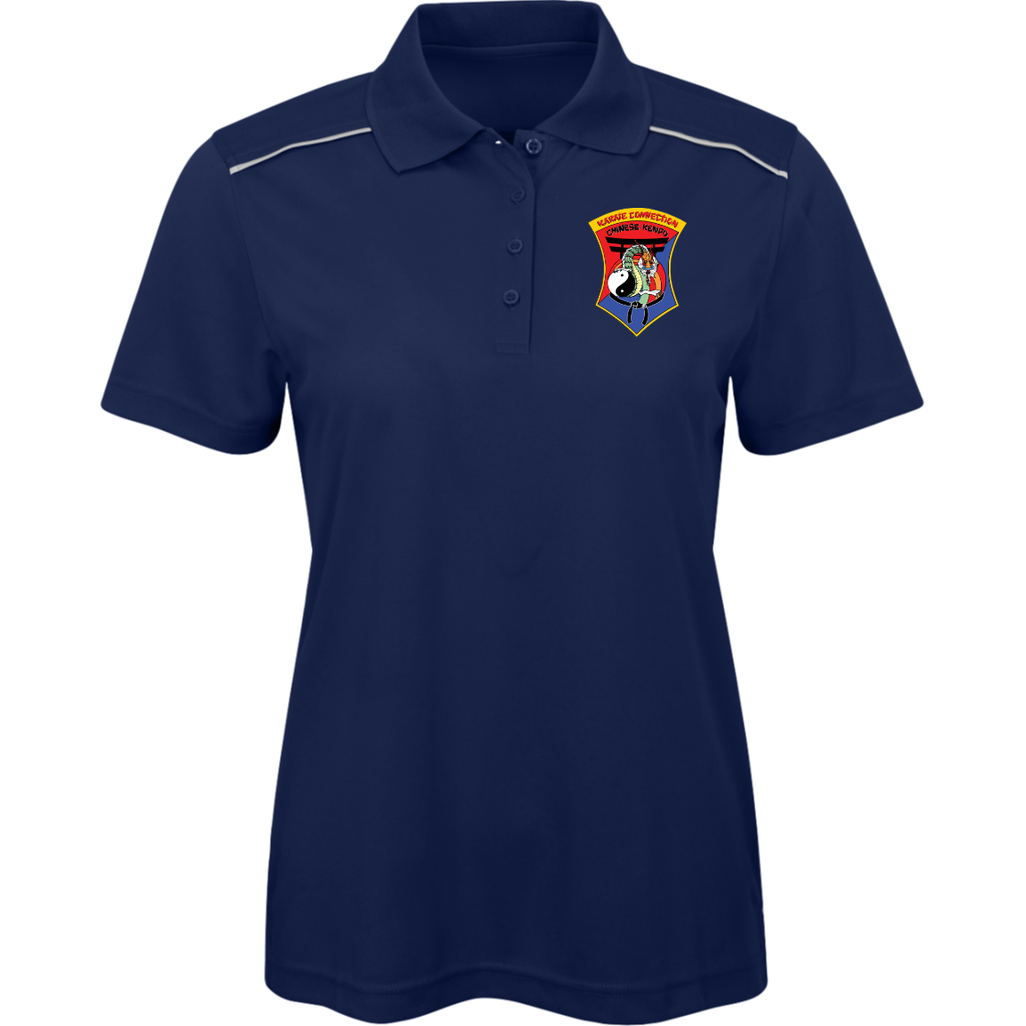 IKCA Logo FRONT ONLY Core 365 Womens Radiant Pique Polo