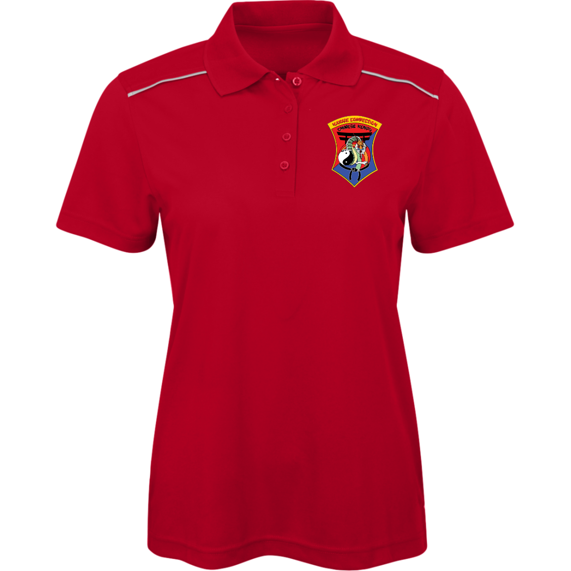 IKCA Logo FRONT ONLY Core 365 Womens Radiant Pique Polo