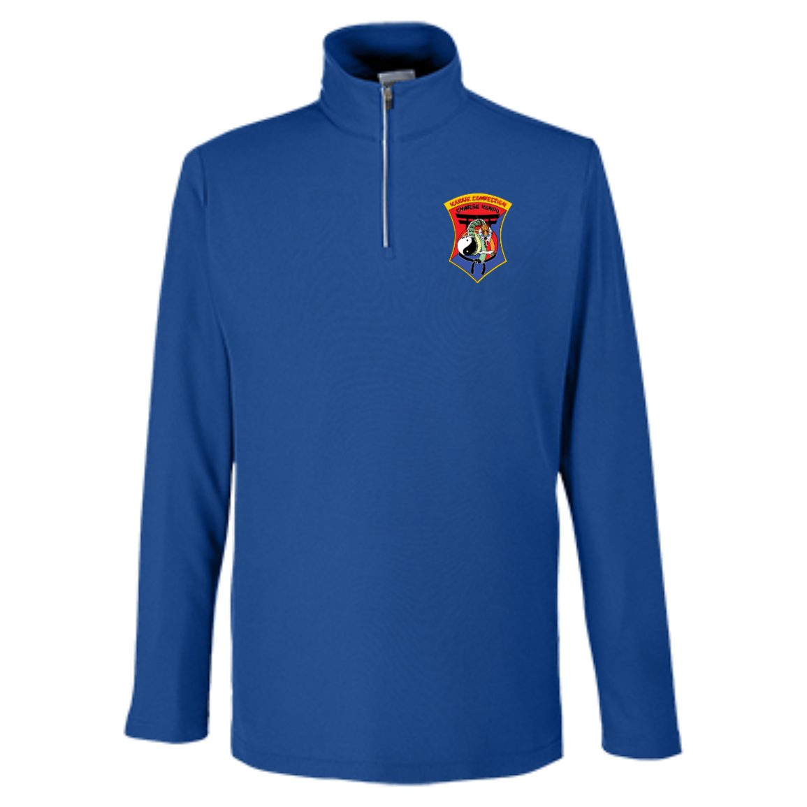 IKCA Logo FRONT ONLY Core 365 Mens Fusion ChromaSoft Pique Quarter Zip