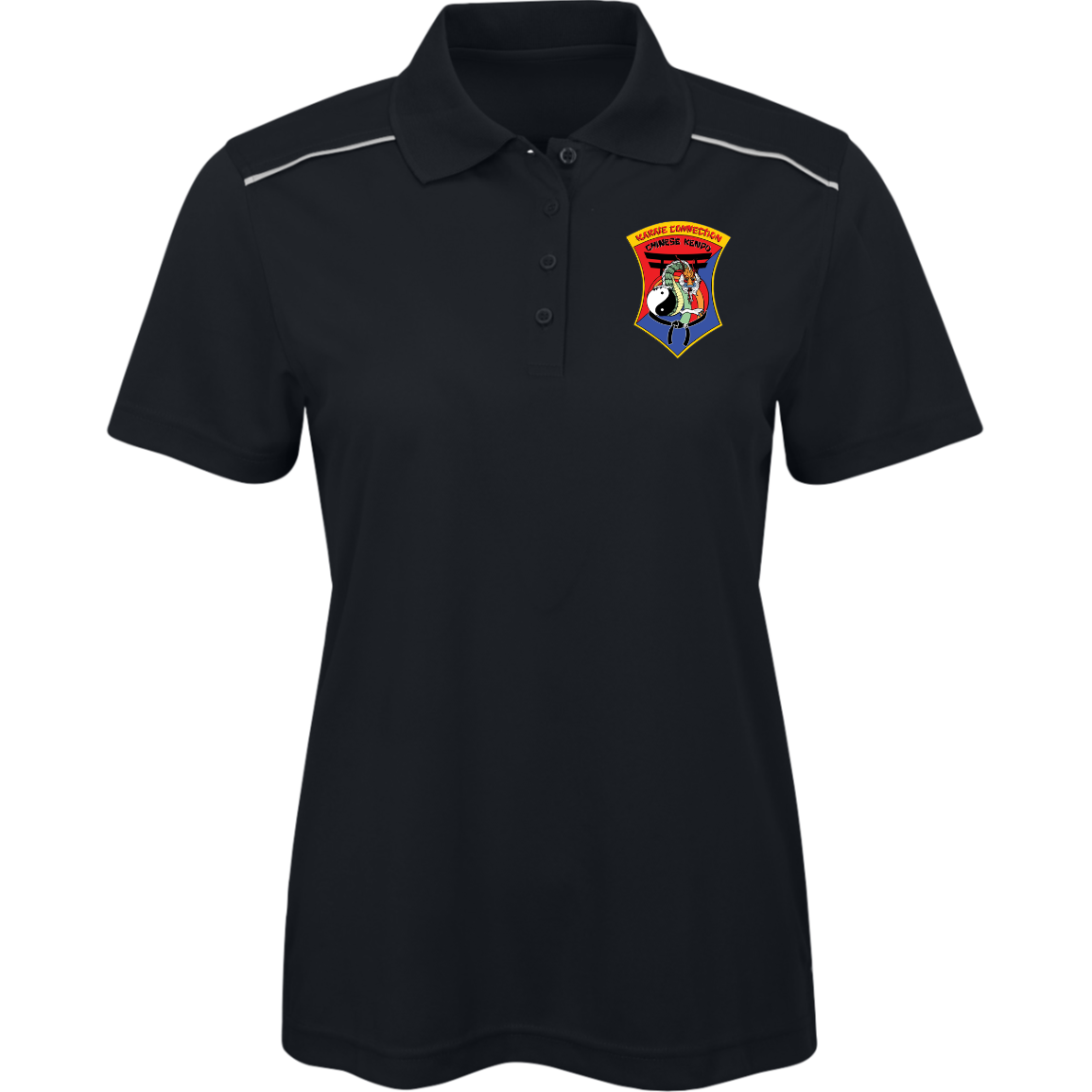 IKCA Logo FRONT ONLY Core 365 Womens Radiant Pique Polo