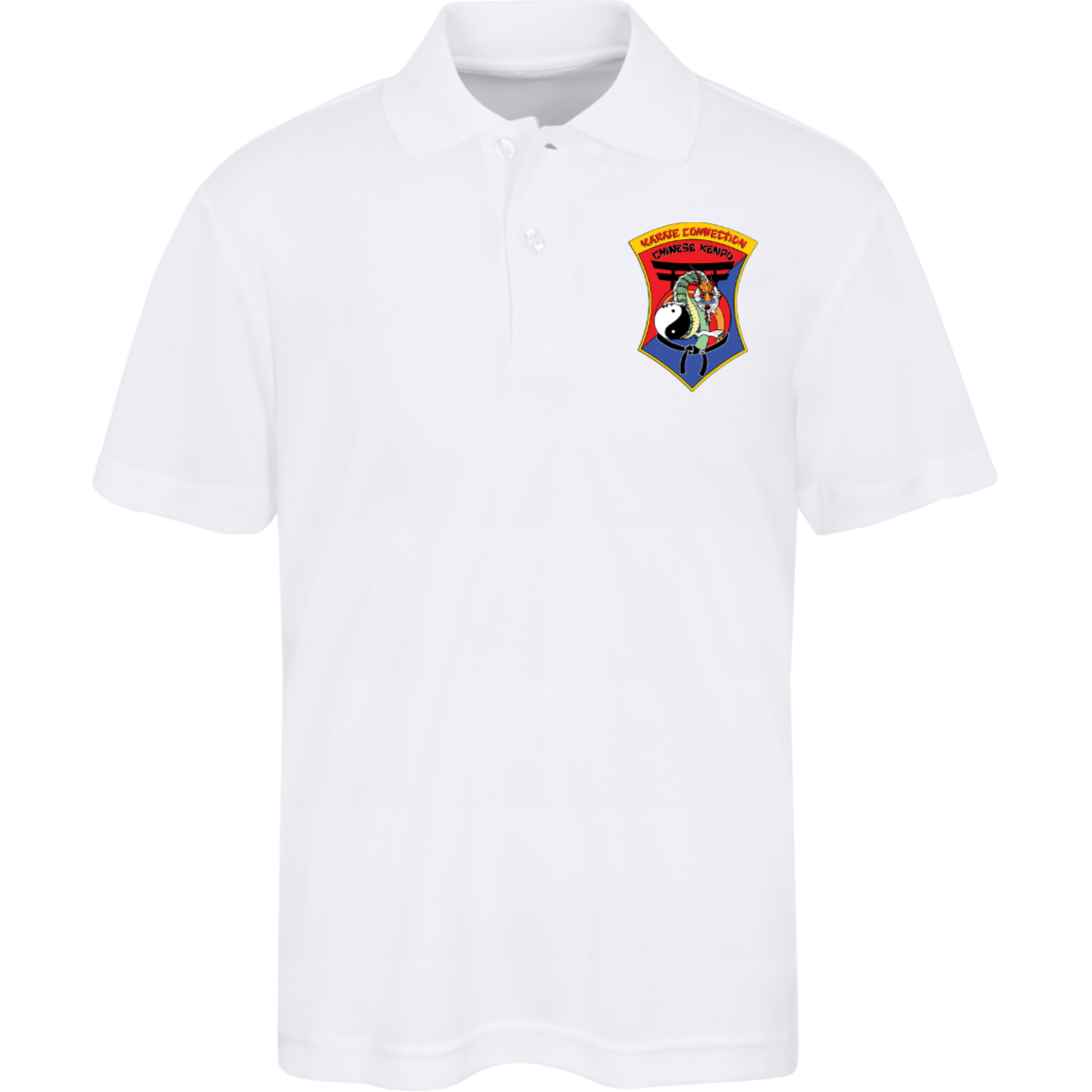 IKCA Logo FRONT ONLY Core 365 Kids Origin Pique Polo