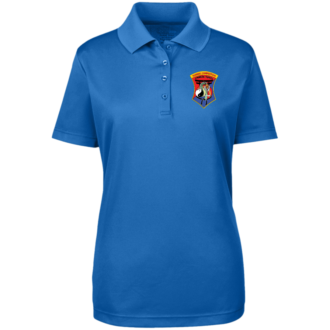 IKCA Logo FRONT ONLY Core 365 Womens Origin Pique Polo