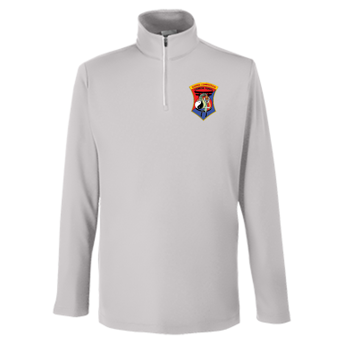 IKCA Logo FRONT ONLY Core 365 Mens Fusion ChromaSoft Pique Quarter Zip