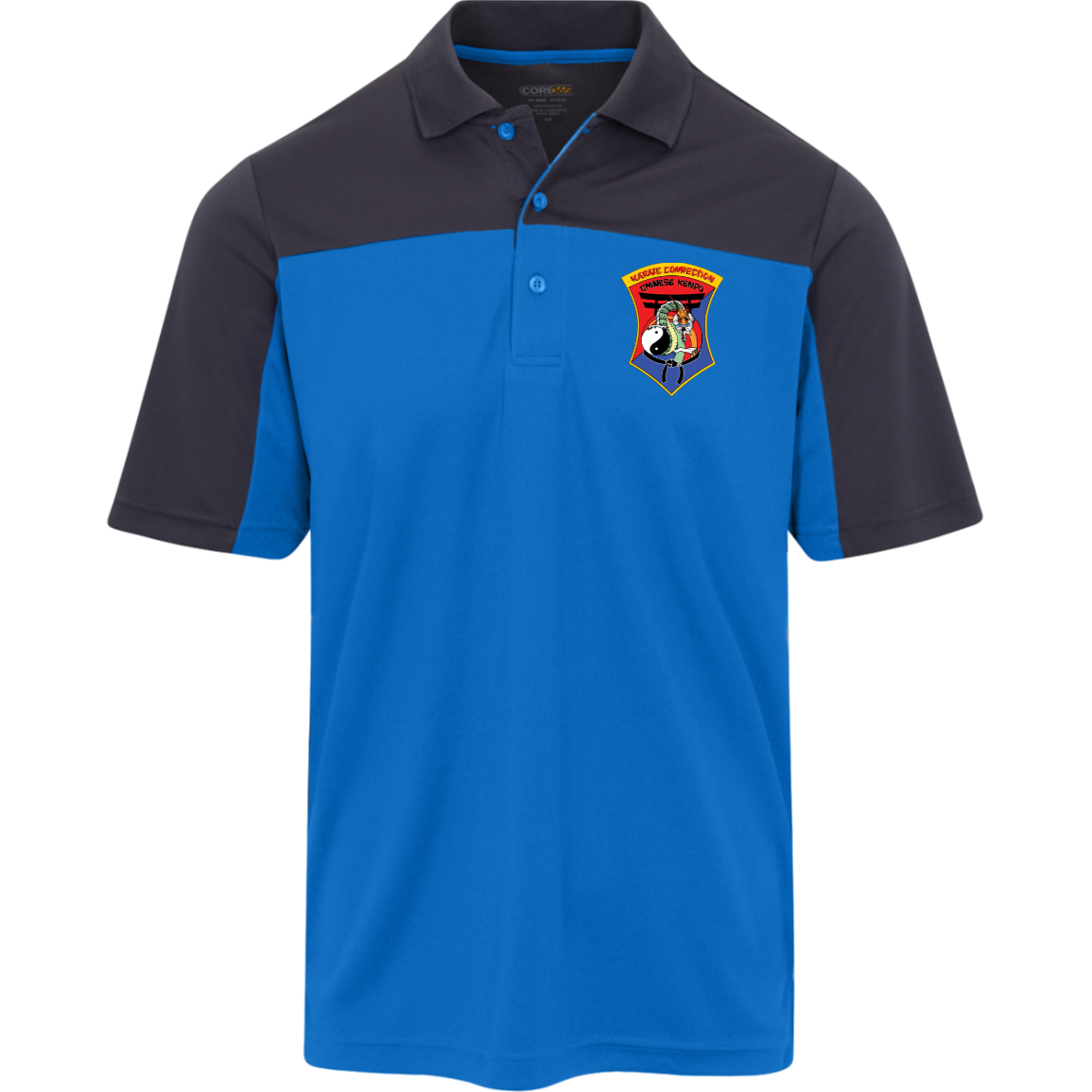 IKCA Logo FRONT ONLY 365 Mens Balance Pique Polo