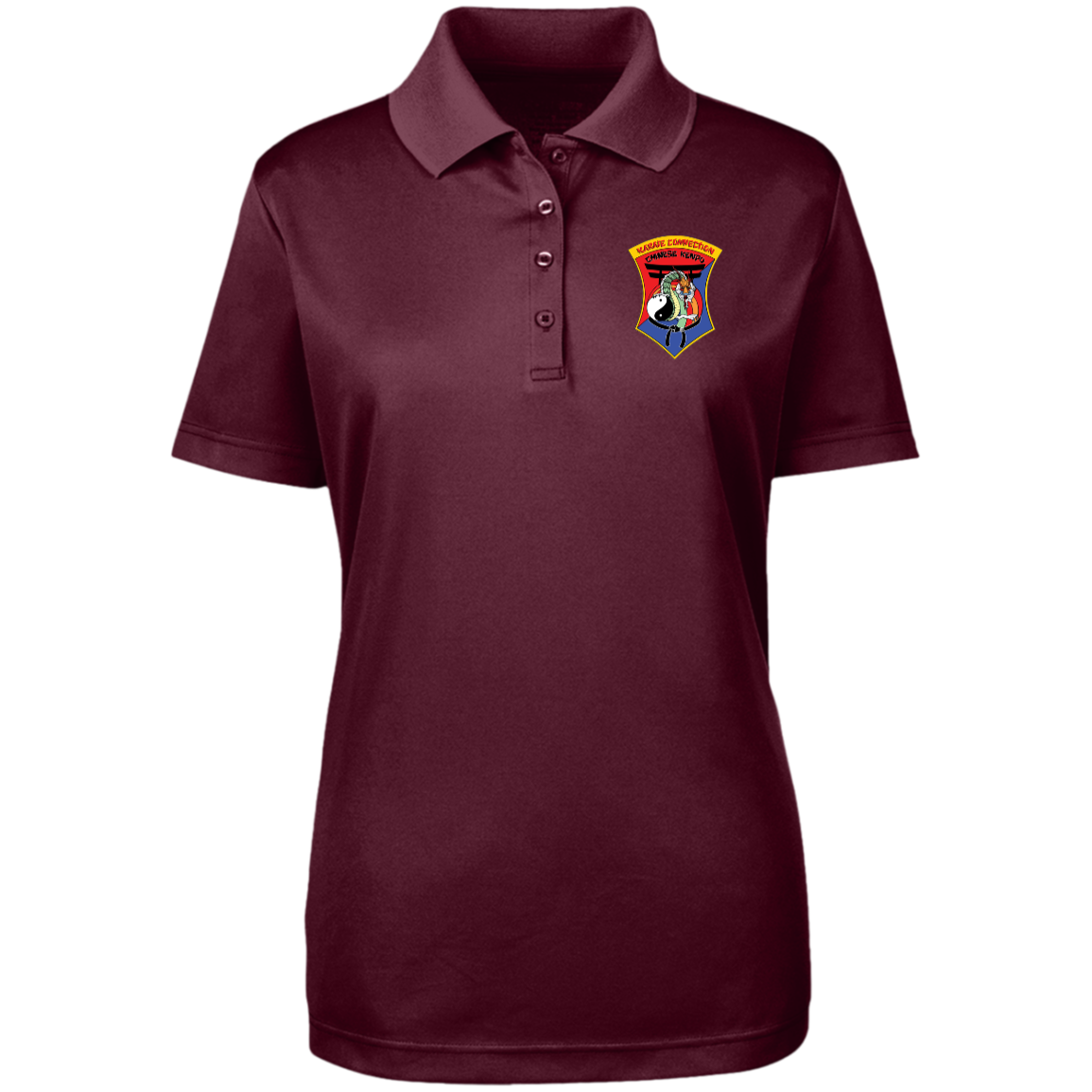 IKCA Logo FRONT ONLY Core 365 Womens Origin Pique Polo