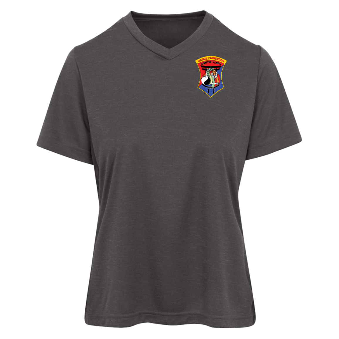 IKCA Logo FRONT ONLY Team 365 Womens Sonic Heather Tee